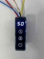 Controlador de toallero eléctrico inteligente programable con pantalla digital WIFI, todo en uno, de 30 mm cuadrado, con temporizador de apagado