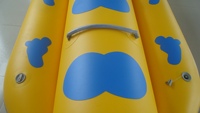 Material de PVC duradero, juguete acuático para muchas personas, bote Banana inflable