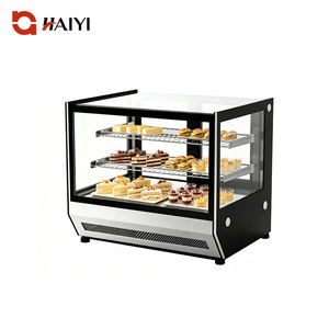 Vitrina Refrigerada Comercial <span class=keywords><strong>de</strong></span> Sobremesa para Pasteles, Mini Refrigerador <span class=keywords><strong>de</strong></span> Mostrador para Panadería y Pastelería - Product Image 1