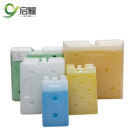 Haute qualité en gros PCM changement de Phase froide matériau Gel sac de glace moderne rayé en plastique refroidisseur congélateur brique de glace pour l'expédition