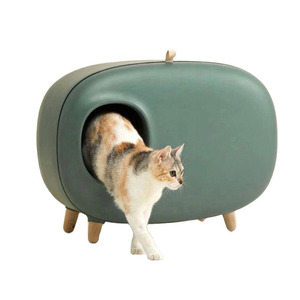 Litière pour chat de style classique, légère, en plastique écologique, fermée, pour l'entraînement, vente en gros mondiale, options multicolores - Product Image 4