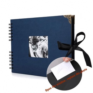 <span class=keywords><strong>Album</strong></span> DIY horizontal fait main Yicheng, 40 <span class=keywords><strong>pages</strong></span>, reliure spirale, rangement de photos, fenêtre, ruban, autocollants, <span class=keywords><strong>scrapbooking</strong></span> - Product Image 5