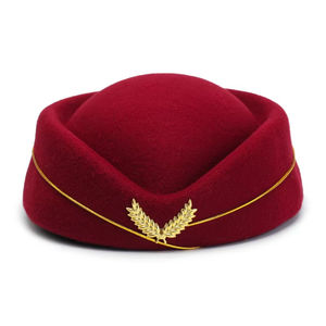En gros : Bérets et casquettes pour hôtesse de l'air, style uniforme vintage, forme pillbox, pour l'escalade - Product Image 2