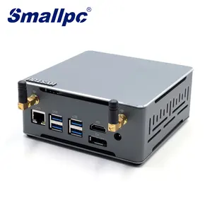 Smallpc mini computador para jogos, mini núcleos quad hd 4k amd r5 3550h 32g