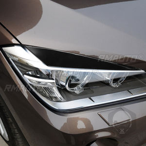1 Paire de Caches de Phares Noirs pour BMW X1 E84 2009 2010 2011 2012 2013 2014, Autocollants de Voiture, Garnitures de Phares - Product Image 4
