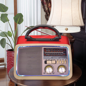 La radio linterna multifuncional de banda completa es portátil y avanzada. Radio retro portátil. - Product Image 4