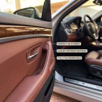 Lot de 7 poignées de porte intérieures améliorées anti-adhésives pour BMW Série 5 F10 F11 F18 520 525 51417261929 Kit de couvre-poignées Moka