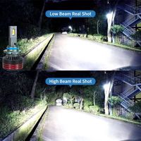 Bombilla LED para Faros Delanteros RYD M80 H3, 60W, 6500K, DC9-16V, Repuesto para Faros de Coche