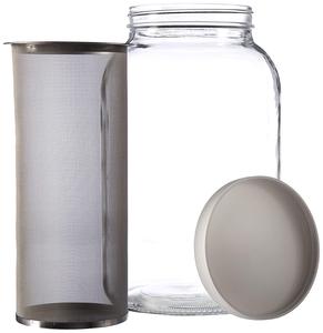 150 Micron Metal Mesh Mason Jar Infuser <strong>Filter</strong> Fits All Wide Mouth Jar / Cold Brew <strong>Coffee</strong> <strong>Filter</strong> - Product Image 1