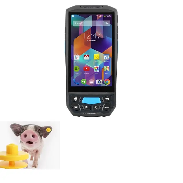 Wireless 4G Waterproof IP66 Rugged PDA Handheld Computer Scanner HDX FDX-B Animal Ear Tags 134.2khz Android LF RFID Card Reader
