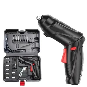 Electric Screwdriver Set 12V Lithium Ion Battery Powered Multi Functional Household Tool Kit With Charger - Product Image 5