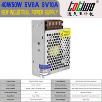 Transformateur électronique 5V 8A 10A, alimentation à découpage 5V 40W 50W, alimentation LED, convertisseur d'alimentation pour surveillance intérieure