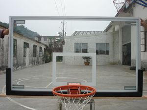 Lakers <span class=keywords><strong>de</strong></span> haute qualité dessinant 72 "* 42" <span class=keywords><strong>panneau</strong></span> arrière <span class=keywords><strong>de</strong></span> <span class=keywords><strong>basket</strong></span>-ball en verre personnalisé - Product Image 2