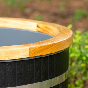 Baignoire froide Takpo 1hp wifi noire avec refroidisseur et filtre ozone, revêtement composite PP, pour bain de glace intérieur/extérieur - Product Image 5