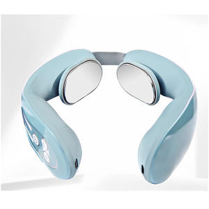 Appareil de massage cervical, instrument de physiothérapie pour la protection des épaules et du cou, mini masseur de cou portable à compresse chaude - Product Image 1