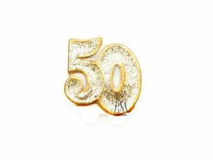 Hotsale Glitter Powder Golden Birthday Cake Decoration Little Glitter Number Candles Rose Gold - Product Image 3