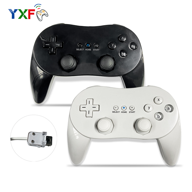 Second Generation Classic Pro Wired Controller for Nintendo Wii Gamepad Remote Controller Joystick