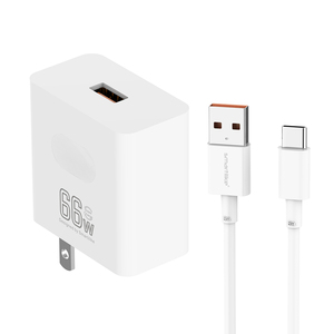 En Stock, <span class=keywords><strong>Cargador</strong></span> Rápido Smartilike MT-TQ04 Qc3.0 de <span class=keywords><strong>65W</strong></span> para Celulares con Cable de Datos USB Tipo-C y Adaptador para <span class=keywords><strong>Huawei</strong></span> - Product Image 2