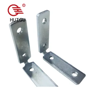 L shape Metal connecting brackets Iron corner for Handle profile corner bracket