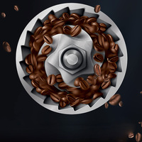 Machine à café expresso commerciale électrique avec moulin à grains intégré Breville Barista Cafetera Original Vending Expresso