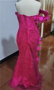 Vestido <span class=keywords><strong>de</strong></span> Noche <span class=keywords><strong>de</strong></span> Lujo con Cuentas Florales 3D y Cola <span class=keywords><strong>de</strong></span> Sirena, con Sobre Falda Desmontable, para Fiesta <span class=keywords><strong>de</strong></span> Boda, Primavera 2026 - Product Image 4