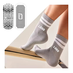 Custom Logo High Quality Pilates Yoga <b>Socks</b> Women Anti Slip Barre <b>Grip</b> Pilates <b>Socks</b> Wholesale - Product Image 1