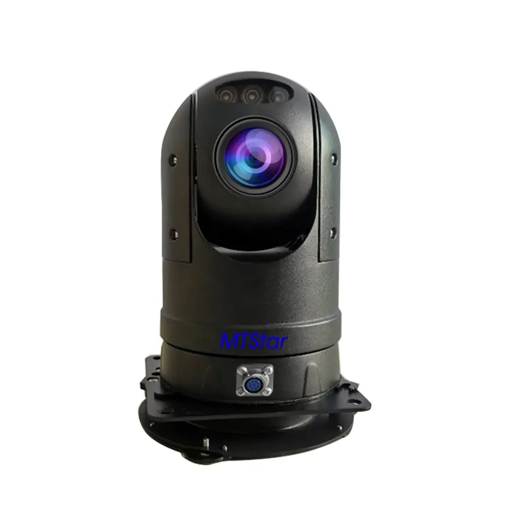 4K 8MP רכב CCTV-IP PTZ פאן הטיה זום מצלמה רכב רכוב רכב מעקב מצלמה