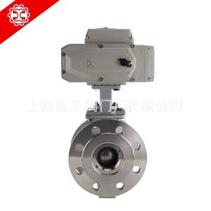 Shanghai Lianggong vanne à boisseau sphérique isolée personnalisable 304 acier inoxydable BQ641F-16PDN100 bride pneumatique isolation <span class=keywords><strong>de</strong></span> l'<span class=keywords><strong>eau</strong></span> OEM - Product Image 3