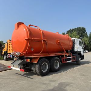 Camions d'aspiration des eaux usées Sinotruk Howo 15, 20, 25 m³ pour nettoyage haute pression des toilettes et des fosses septiques - <span class=keywords><strong>Prix</strong></span> - Product Image 5