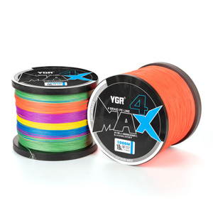 YGR MAX 1000M PE intrecciato a 4 fili linea da pesca Multifilamento materiale in polietilene per la pesca del lago marino uso fluviale - Product Image 1