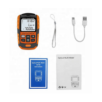 Alat Ukur Daya Optik Mini 4 in 1 Multifungsi, Mini Optical Fiber Power Meter, mini OPM dengan VFL, RJ45 Tracker, dan Lampu LED