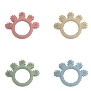 Mordedor de silicona para bebés, juguetes esenciales para bebés, mordedores de silicona para bebés de 0 a 6 meses, mordedor para niños pequeños de 6 a 12 meses - Product Image 4