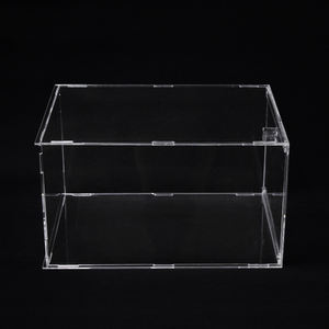 Caja de acrílico transparente para zapatillas, caja de exhibición para zapatos, magnética, automontaje personalizado, <span class=keywords><strong>crep</strong></span>, transparente, portátil - Product Image 6