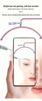 Lampe de beauté demi-lune en titane de 24 pouces pour manucure, tatouage, extensions de cils ; Lampe sur pied en U LED pour le soin des yeux