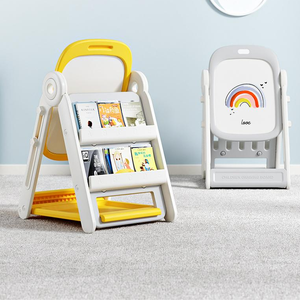 Tablero de dibujo para niños, caballete de escritura magnético de doble cara, soporte para grafiti de Color rosa - Product Image 6