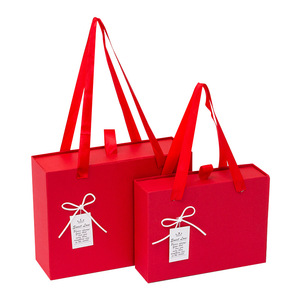 Vente chaude cadeau personnalisé créatif mariage bonbons tiroir boîte grand rouge haut de gamme vacances retour cadeau grande boîte vide - Product Image 3