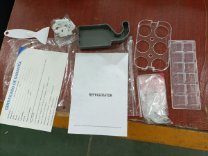 210L Stainless Steel Portable Double Door Refrigerator with Top-Freezer Energy Efficient Household <b>Kitchen</b> Appliance - Product Image 3