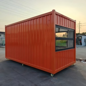 Custom Luxury 20ft Mobile Home Prefab Tiny House <b>Portable</b> Shipping Container House for Retail Store School Farmhouse Workshop - Product Image 5