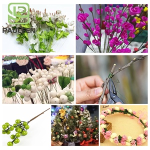 <span class=keywords><strong>Alambre</strong></span> de floristería, <span class=keywords><strong>alambre</strong></span> de tallo Floral pintado, <span class=keywords><strong>manualidades</strong></span> decorativas DIY, <span class=keywords><strong>alambre</strong></span> Floral verde oscuro <span class=keywords><strong>para</strong></span> arreglos florales - Product Image 4