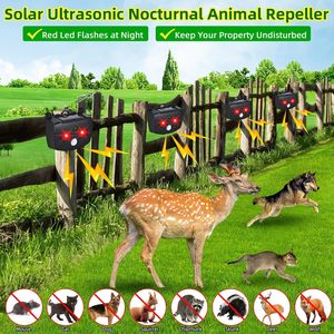 Nouvel Arrivage OEM ODM Répulsif Solaire Ultrasonique Étanche en ABS pour Animaux Nuisibles Extérieurs (Singes, Cerfs, Ours, Loups) Électrique - Product Image 3