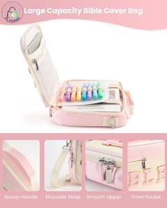 Muestra Gratuita de Bolso Bandolera Grande para Mujer, Tipo Biblia, con Cierre y Compartimentos, de Fábrica - Product Image 6