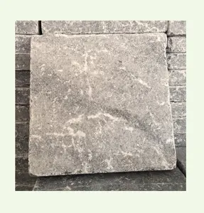 Ucuz açık gri granit kireçtaşı antika fayans parke taşı özelleştirilmiş yüzey plaka kiremit