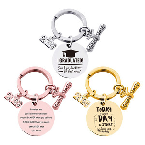 Llavero de Acero Inoxidable Clase de 2026, Regalos de Graduación, Recuerdo para Graduados de Universidad, Preparatoria y Secundaria - Product Image 1
