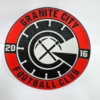 Étiquettes de vêtements en film PET/PVC 3D en relief personnalisées, autocollantes, transfert thermique, vente en gros, logos d'équipe de football, patchs pour chaussures, sacs