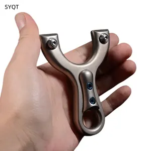 High Quality Stainless Steel Hunting Slingshot Mini Catapult Portable Fast Pressure Outdoor Precision Shooting Sports