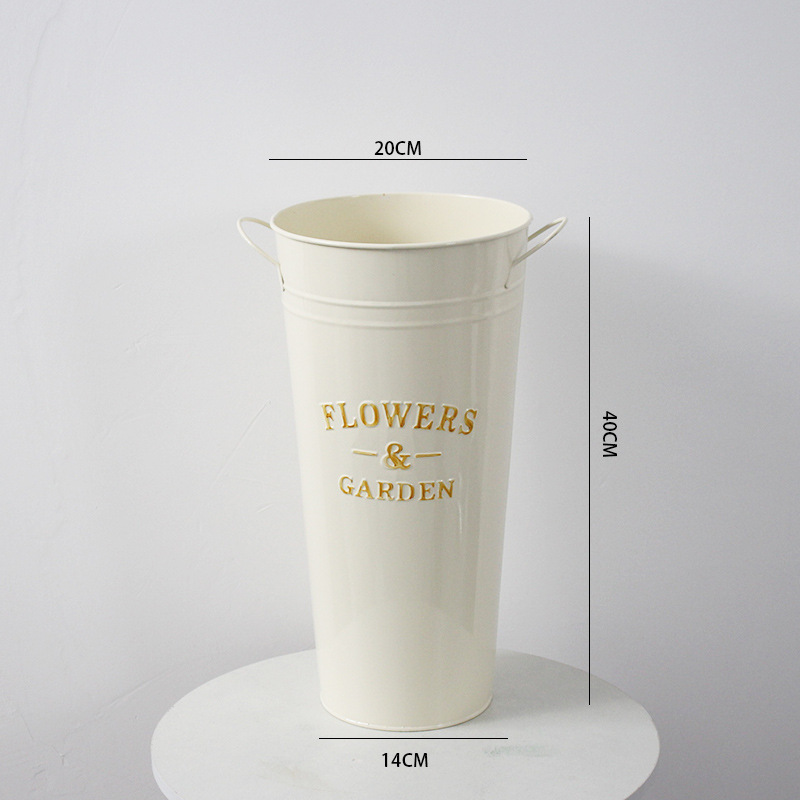 Rice white iron ear barrel 40cm high