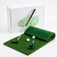Ensemble de jeu de golf pour toilettes, jouet de mini-golf amusant pour salle de bain, en stock, personnalisation OEM disponible