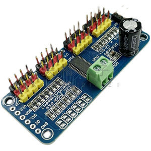 PCA9685 บอร์ดไดรเวอร์เซอร์โว PWM 16 ช่อง โมดูลอินเทอร์เฟซ IIC สำหรับการควบคุมหุ่นยนต์ - Product Image 5