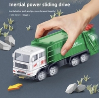 Camions jouets à friction, ensemble de véhicules de construction, excavatrice et grue sans batterie, camions d'ingénierie à inertie, bac à sable OEM