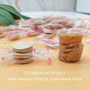 30gsmティーファイバーカスタム圧縮マスクフェイスマスク保湿フェイシャルマスク紙有機化粧紙ユニセックスサンプルサイズ - Product Image 6